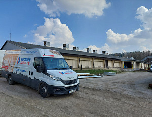 Zateplení zemědělské haly pomocí foukané izolace